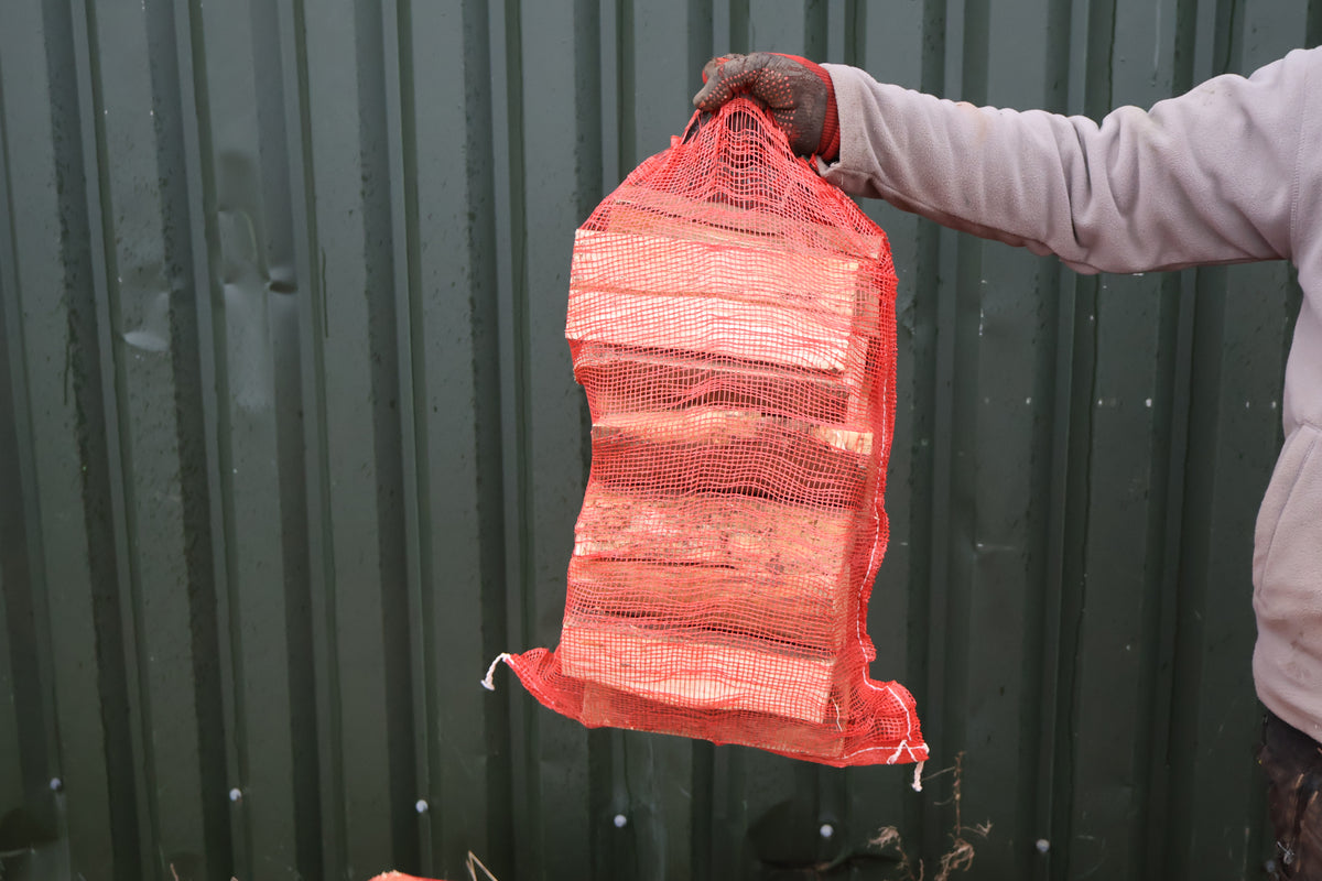 Net Bags of Softwood Logs